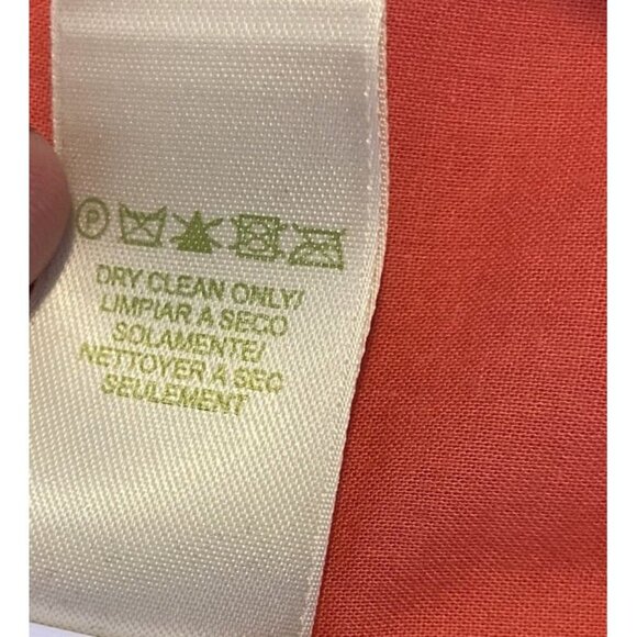 Sigrid Olsen Womens Linen Jacket Coral Pink Lined Blazer Size 16 Office Career - Picture 11 of 14